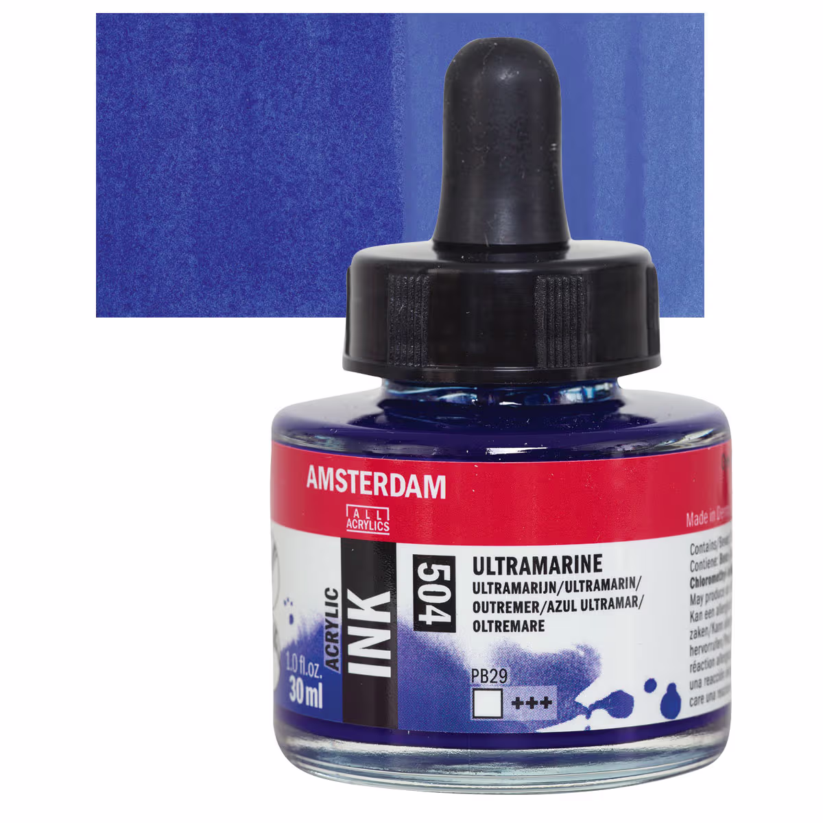 ΜΕΛΑΝΙ INK AMSTERDAM 30ml 504 ULTRAMARINE