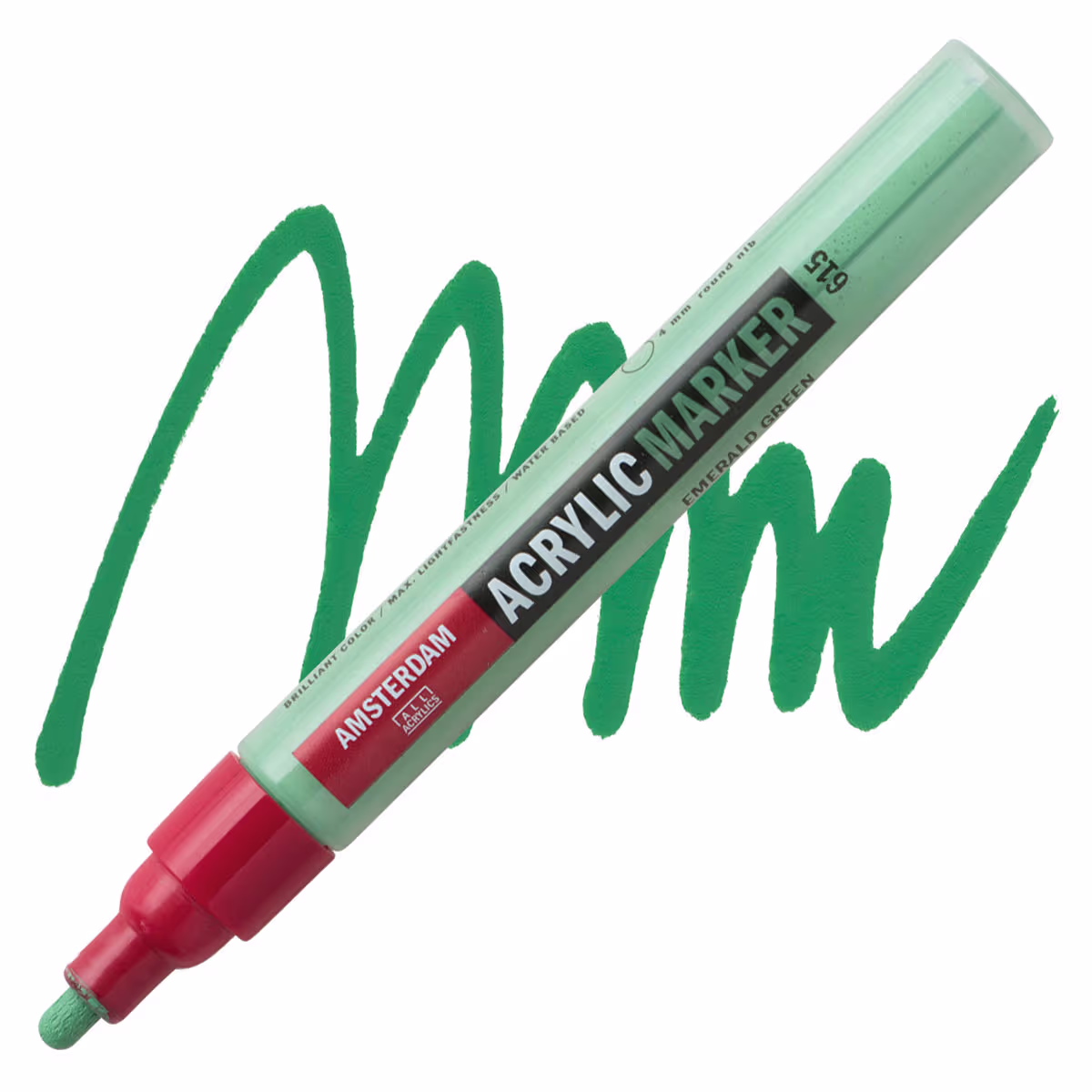 ΜΑΡΚΑΔΟΡΟΣ ΑΚΡΥΛΙΚΟΣ AMSTERDAM 4mm 615 Emerald Green