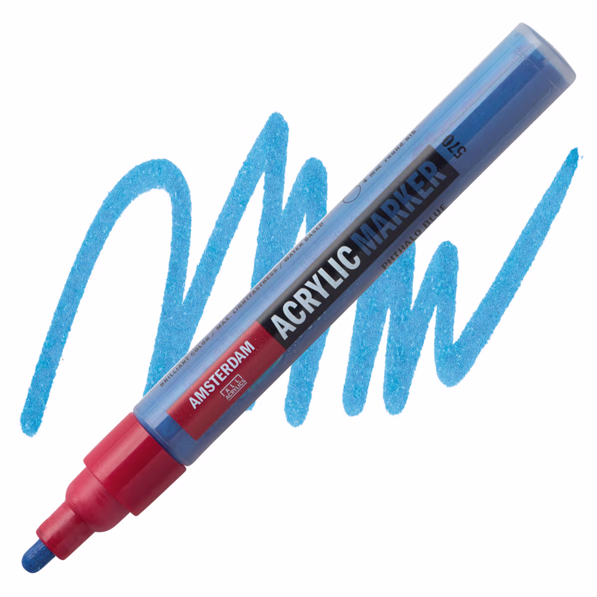 ΜΑΡΚΑΔΟΡΟΣ ΑΚΡΥΛΙΚΟΣ AMSTERDAM 4mm 570 Phthalo Blue
