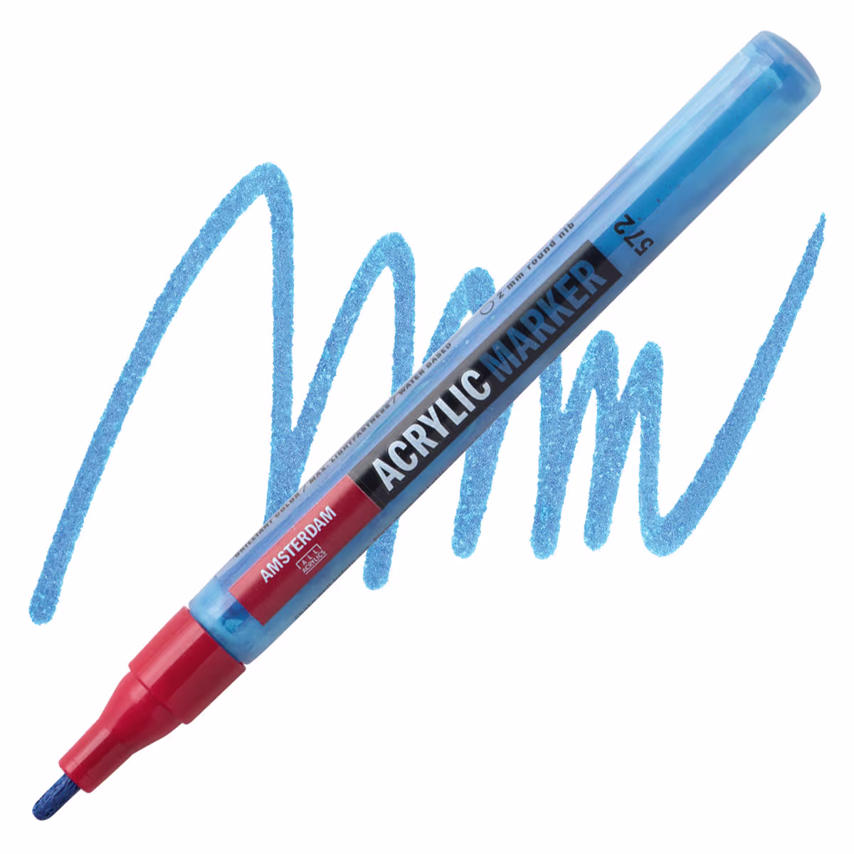 ΜΑΡΚΑΔΟΡΟΣ ΑΚΡΥΛΙΚΟΣ AMSTERDAM 2mm 572 Primary Cyan