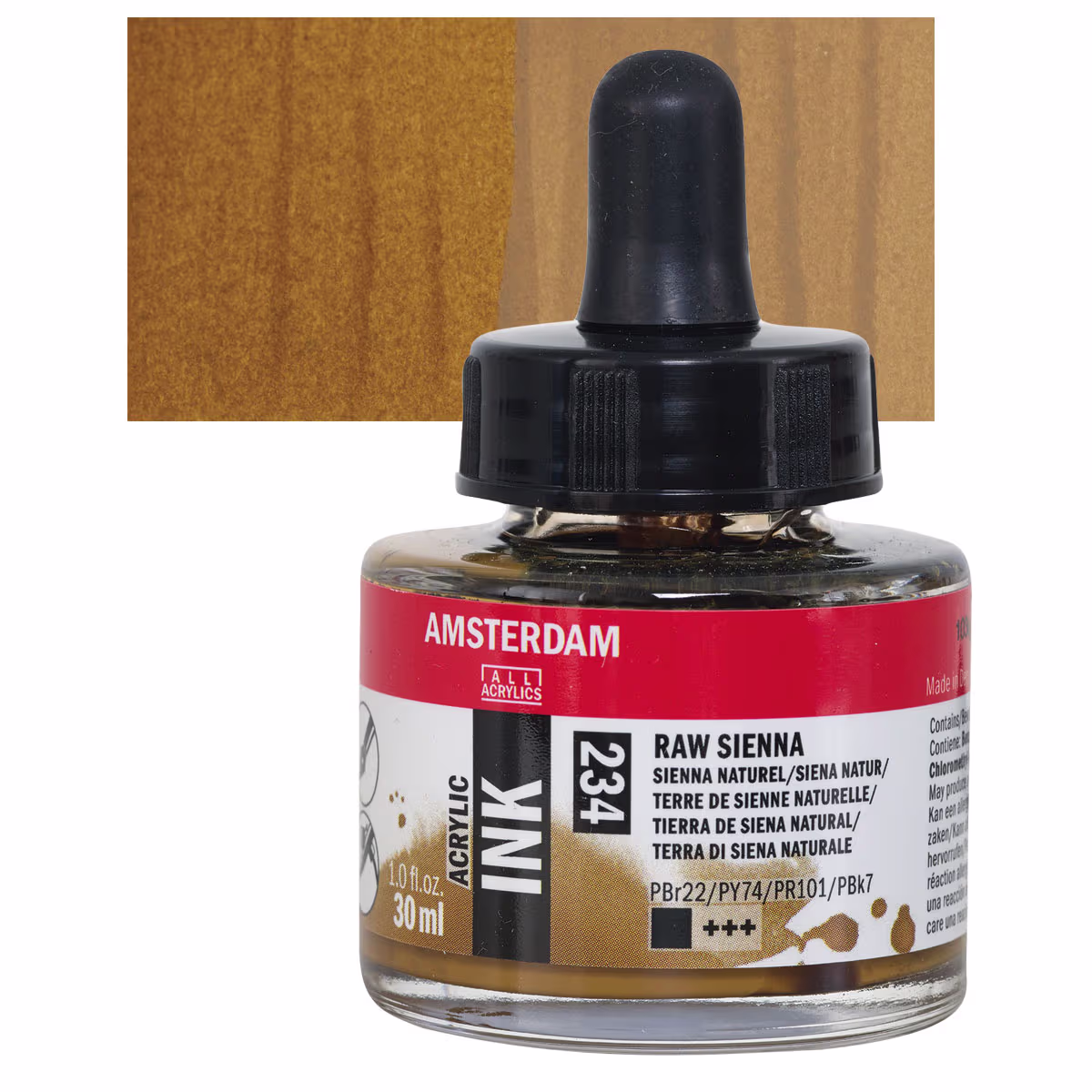 ΜΕΛΑΝΙ INK AMSTERDAM 30ml 234 RAW SIENNA