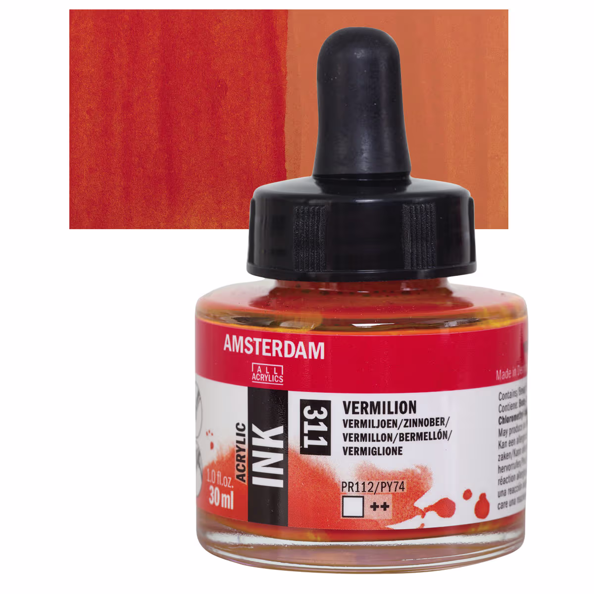 ΜΕΛΑΝΙ INK AMSTERDAM 30ml 311 VERMILION