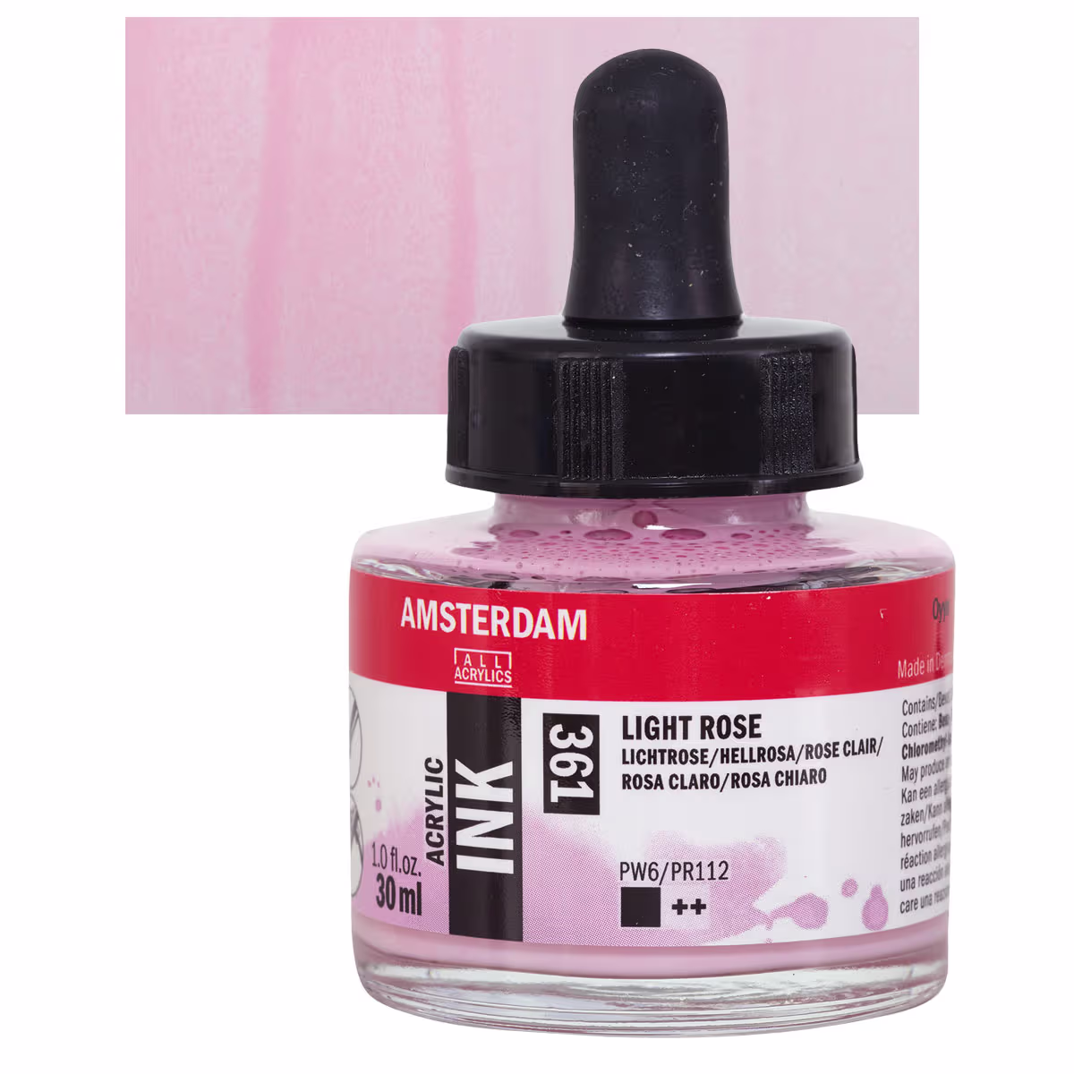 ΜΕΛΑΝΙ INK AMSTERDAM 30ml 361 LIGHT ROSE