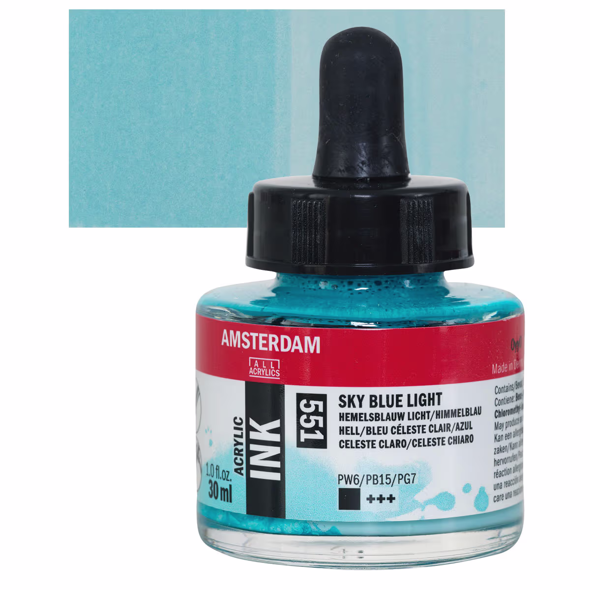 ΜΕΛΑΝΙ INK AMSTERDAM 30ml 551 SKY BLUE LIGHT ΜΕΛΑΝΙ INK AMSTERDAM 30ml 551 SKY BLUE LIGHT