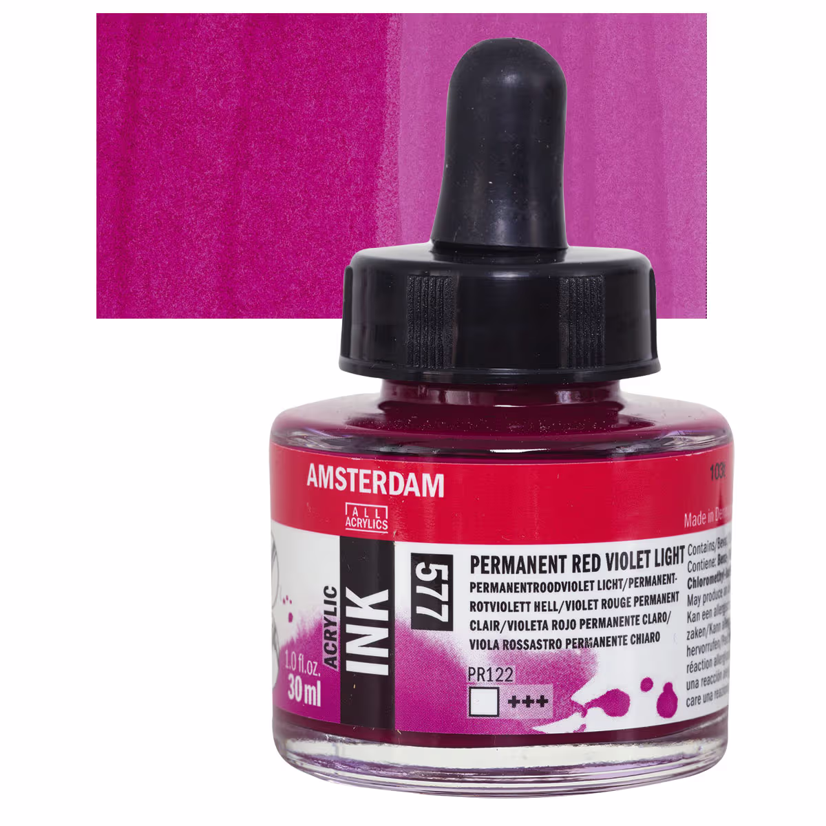 ΜΕΛΑΝΙ INK AMSTERDAM 30ml 577 PERMANENT RED VIOLET LIGHT