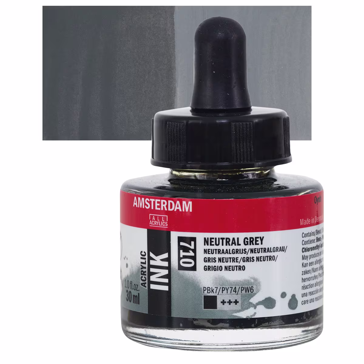 ΜΕΛΑΝΙ INK AMSTERDAM 30ml 710 NEUTRAL GREY