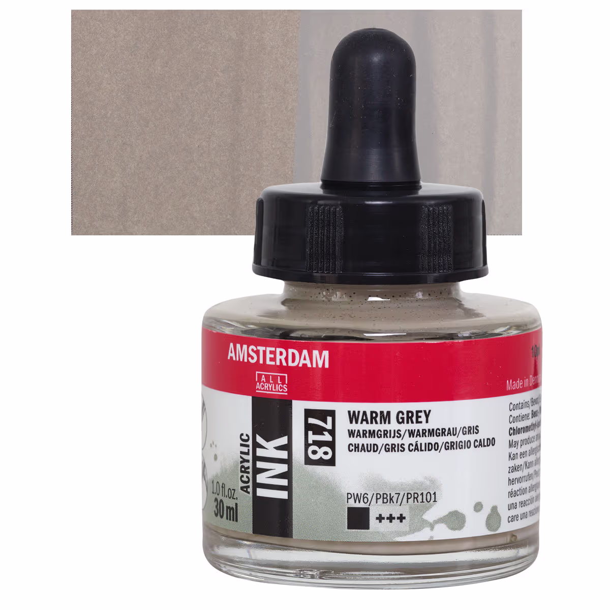ΜΕΛΑΝΙ INK AMSTERDAM 30ml 718 WARM GREY