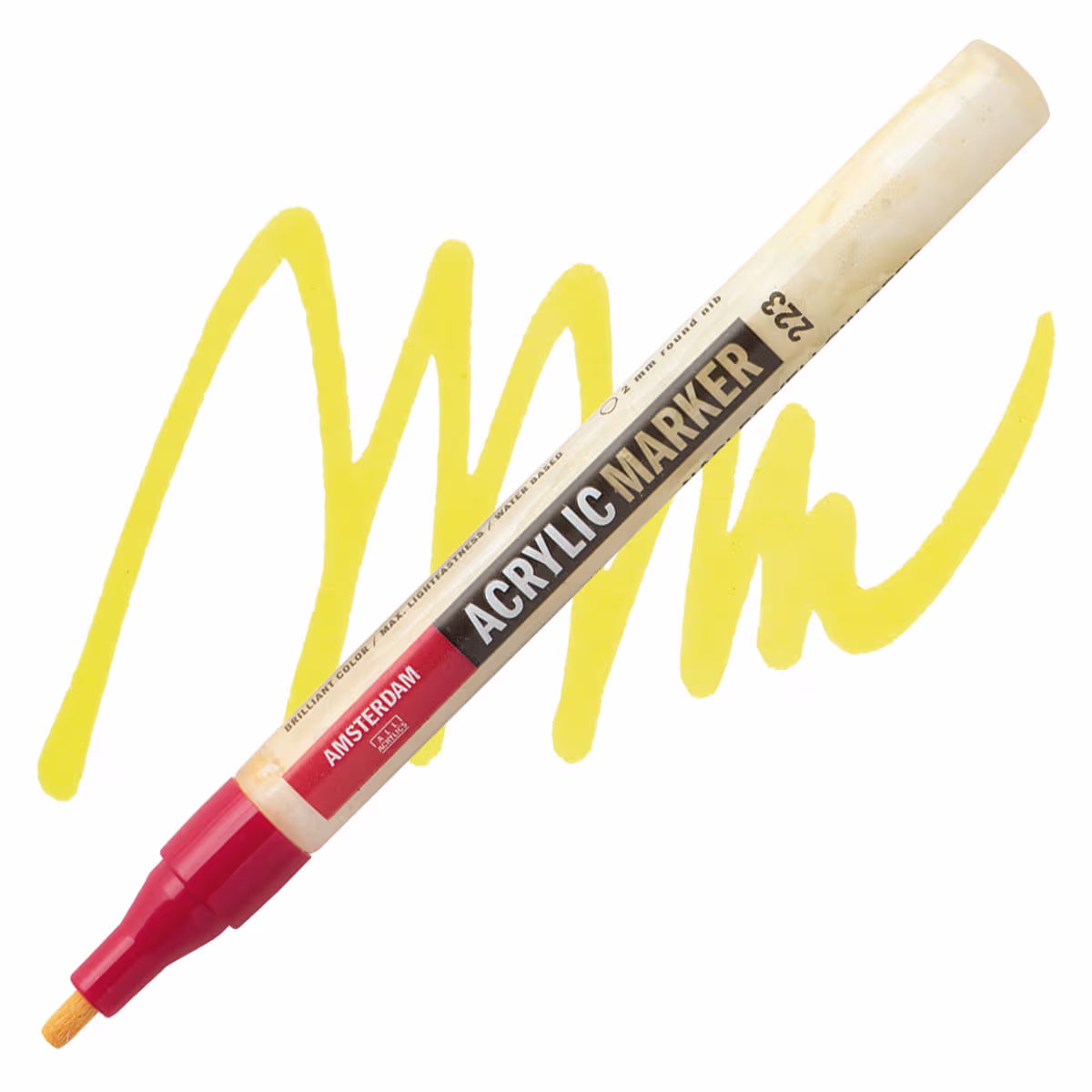 ΜΑΡΚΑΔΟΡΟΣ ΑΚΡΥΛΙΚΟΣ AMSTERDAM 2mm 223 Naples Yellow Deep SW