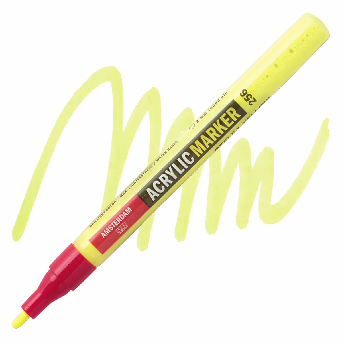 ΜΑΡΚΑΔΟΡΟΣ ΑΚΡΥΛΙΚΟΣ AMSTERDAM 2mm 256 Reflex Yellow SW