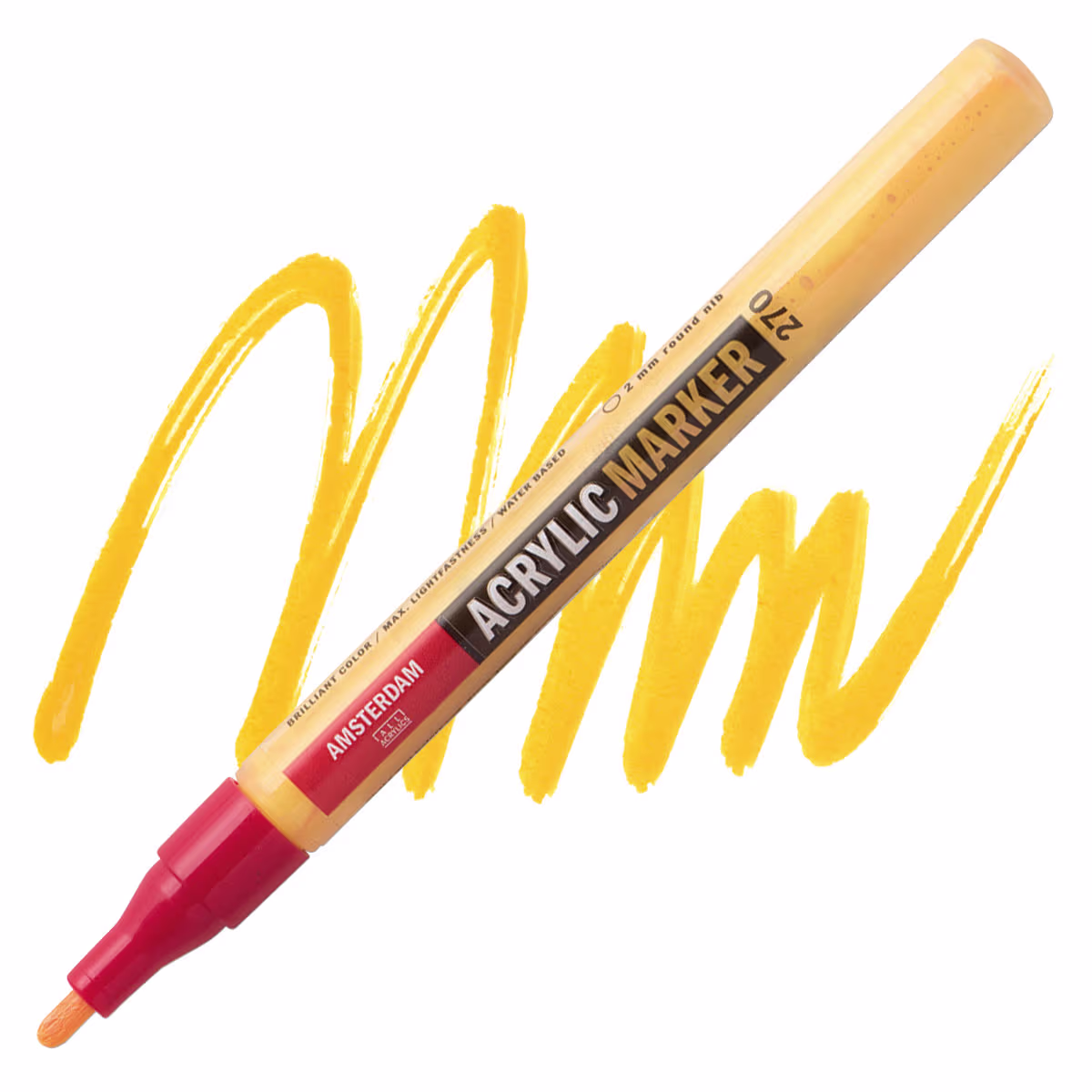 ΜΑΡΚΑΔΟΡΟΣ ΑΚΡΥΛΙΚΟΣ AMSTERDAM 2mm 270 Azo Yellow Deep SW