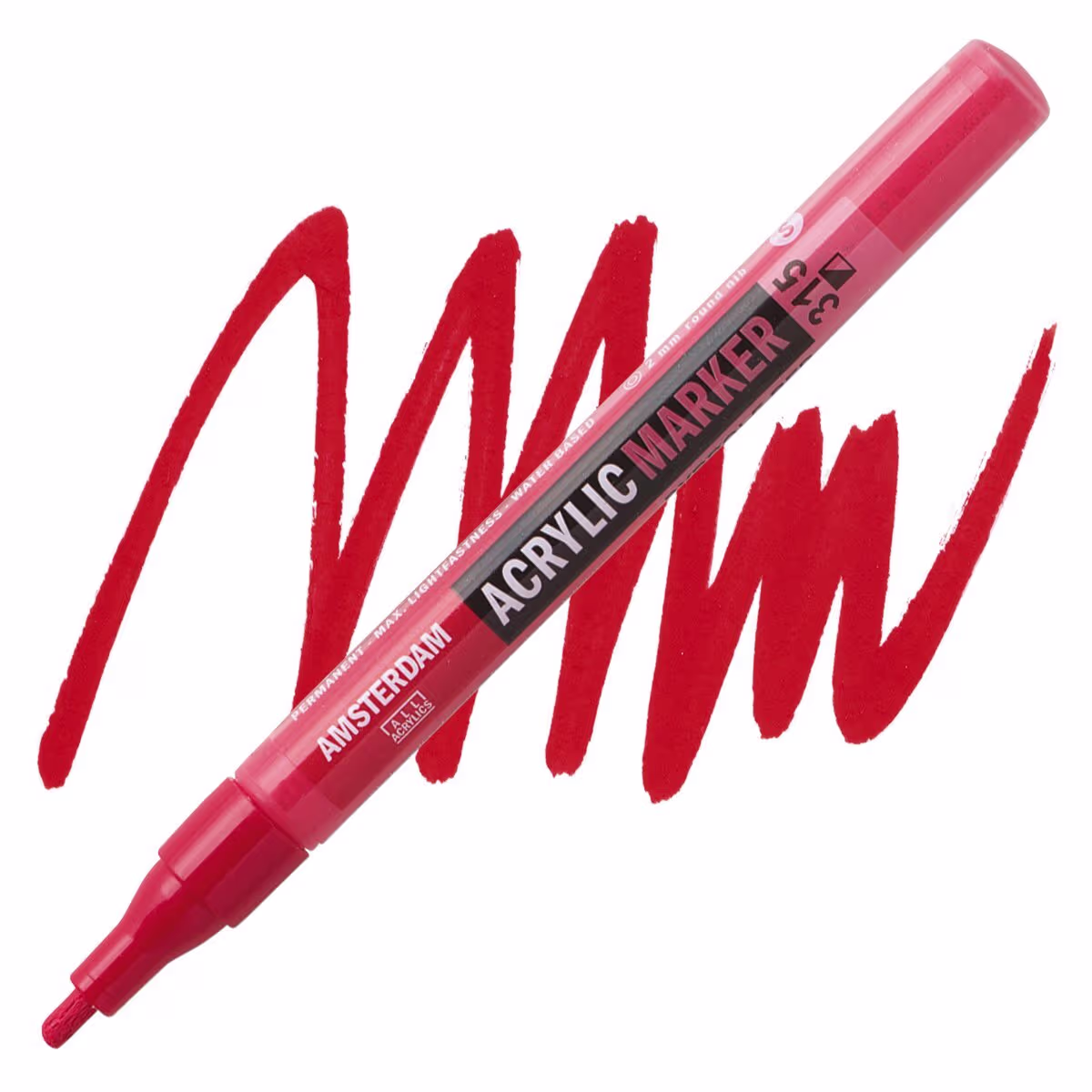 ΜΑΡΚΑΔΟΡΟΣ ΑΚΡΥΛΙΚΟΣ AMSTERDAM 2mm 315 Pyrrole Red SW