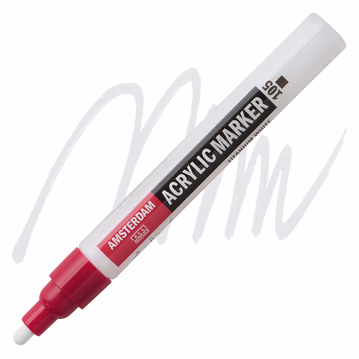 ΜΑΡΚΑΔΟΡΟΣ ΑΚΡΥΛΙΚΟΣ AMSTERDAM 4mm 105 Titanium White SW