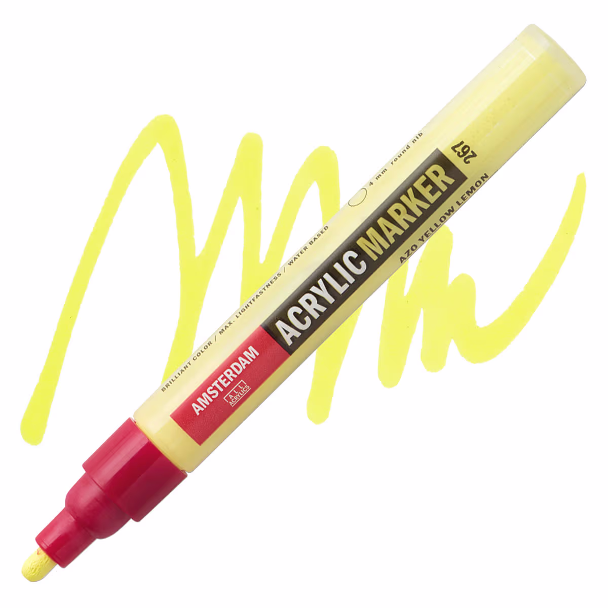 ΜΑΡΚΑΔΟΡΟΣ ΑΚΡΥΛΙΚΟΣ AMSTERDAM 4mm 267 Azo Yellow Lemon SW