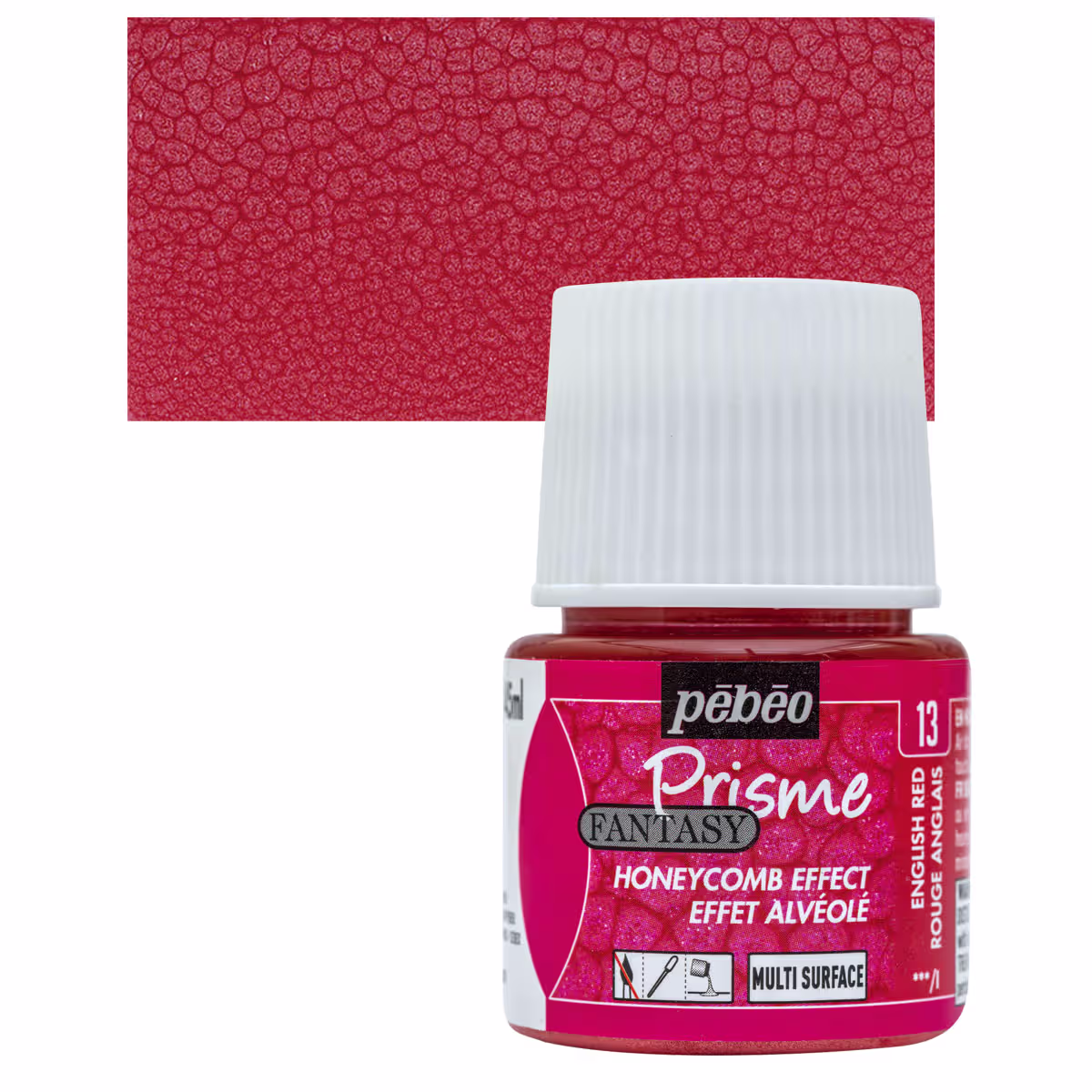 ΣΜΑΛΤΟ (ENAMEL) FANTASY PRISME English Red 45ml PEBEO
