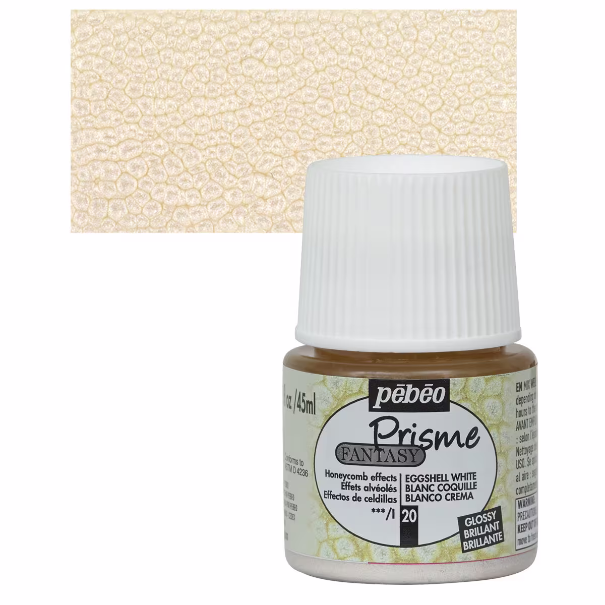 ΣΜΑΛΤΟ (ENAMEL) FANTASY PRISME Eggshell White 45ml PEBEO
