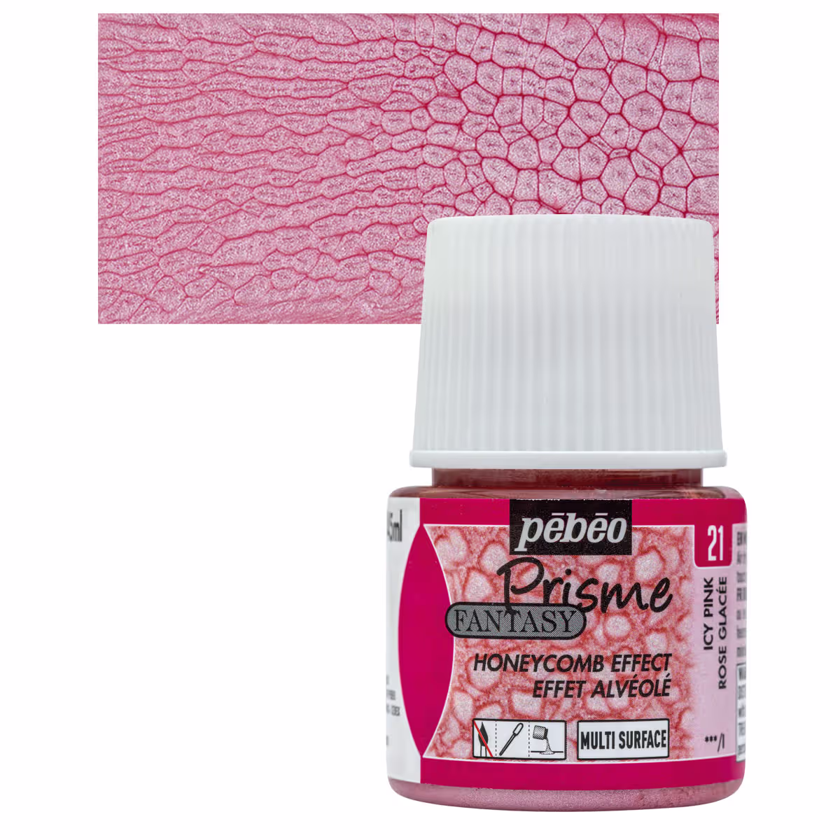 ΣΜΑΛΤΟ (ENAMEL) FANTASY PRISME Icy Pink 45ml PEBEO