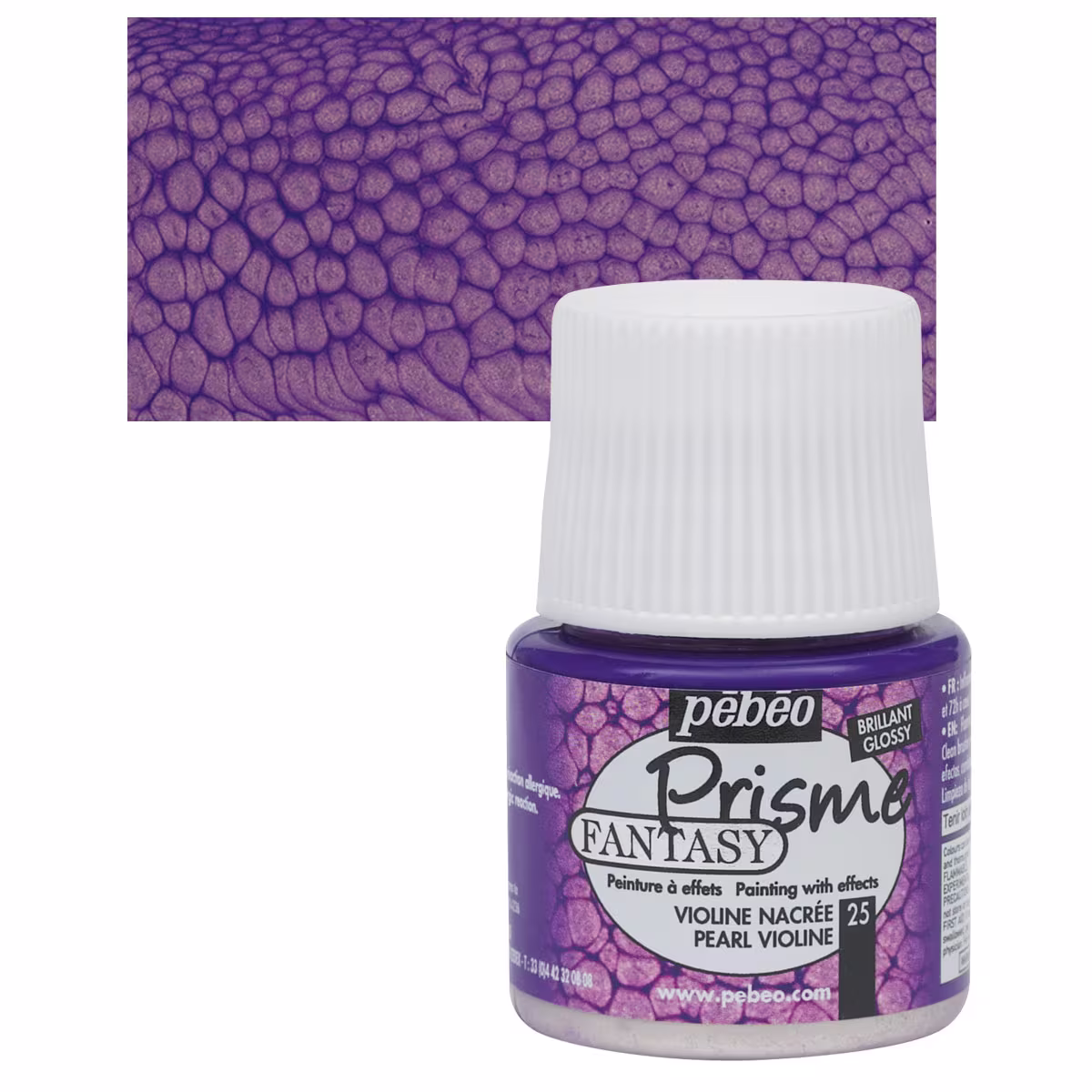 ΣΜΑΛΤΟ (ENAMEL) FANTASY PRISME Pearl Violine 45ml PEBEO