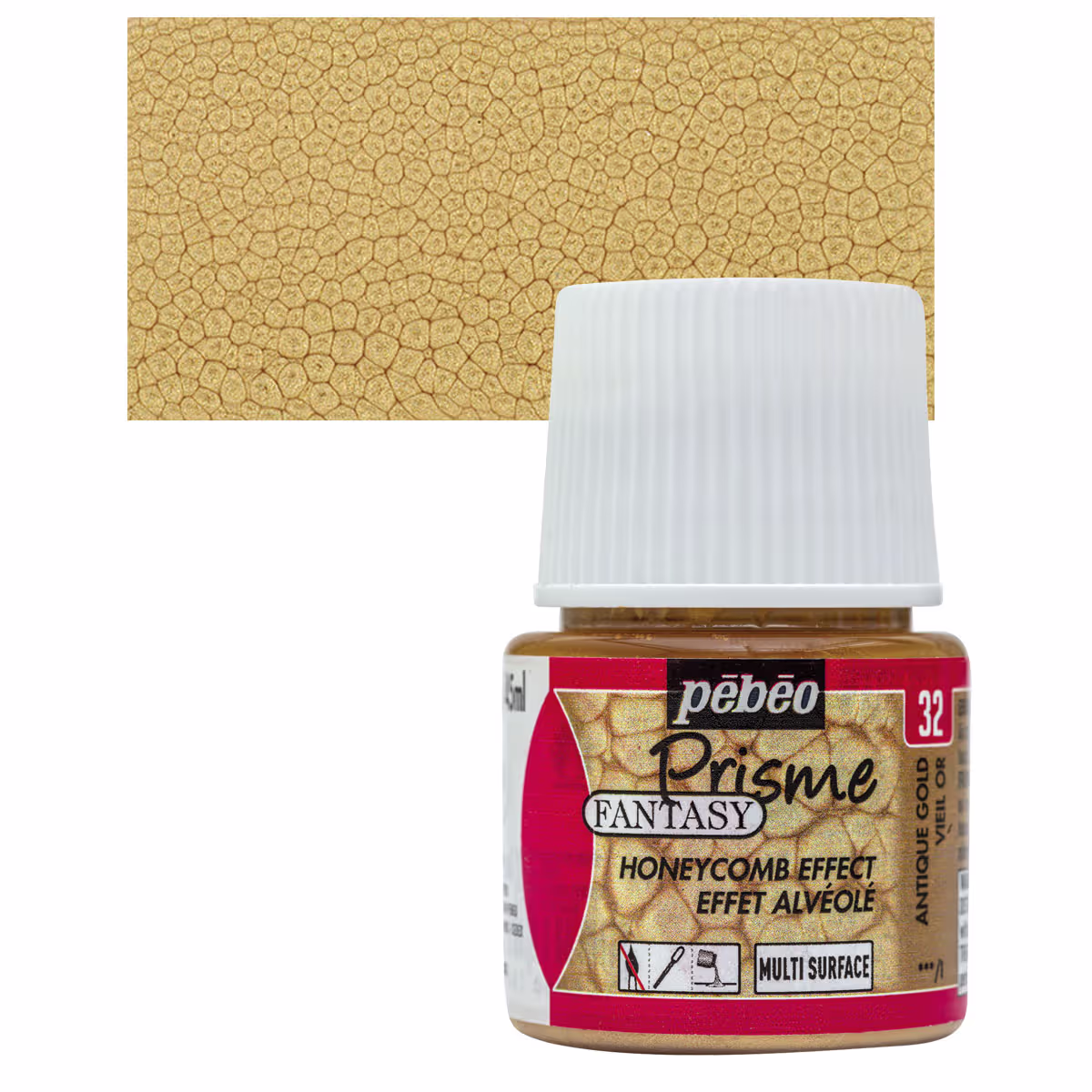 ΣΜΑΛΤΟ (ENAMEL) FANTASY PRISME Antique Gold 45ml PEBEO