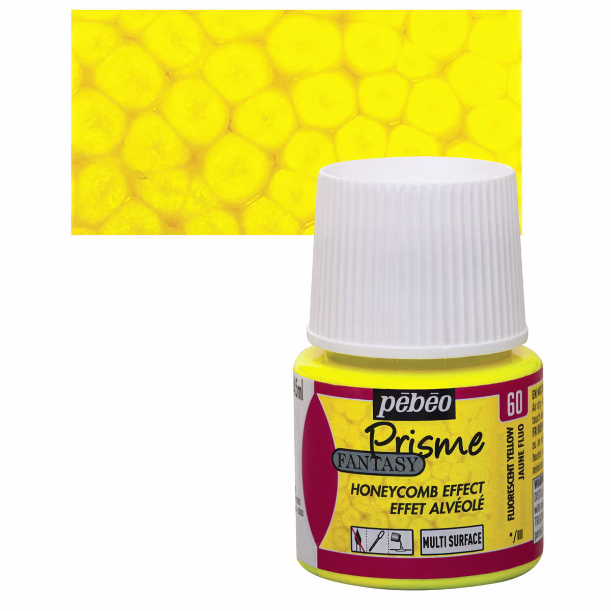 ΣΜΑΛΤΟ (ENAMEL) FANTASY PRISME Fluo Yellow 45ml PEBEO