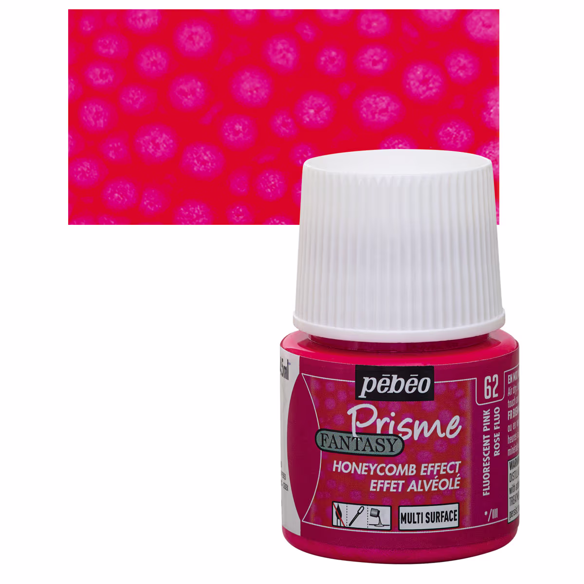 ΣΜΑΛΤΟ (ENAMEL) FANTASY PRISME Fluo Pink 45ml PEBEO