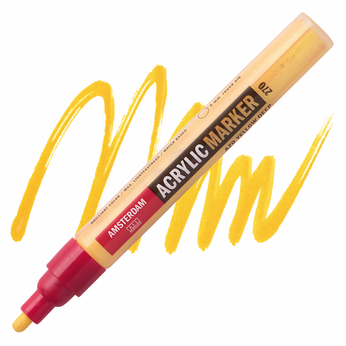 ΜΑΡΚΑΔΟΡΟΣ ΑΚΡΥΛΙΚΟΣ AMSTERDAM 4mm 270 Azo Yellow Deep SW
