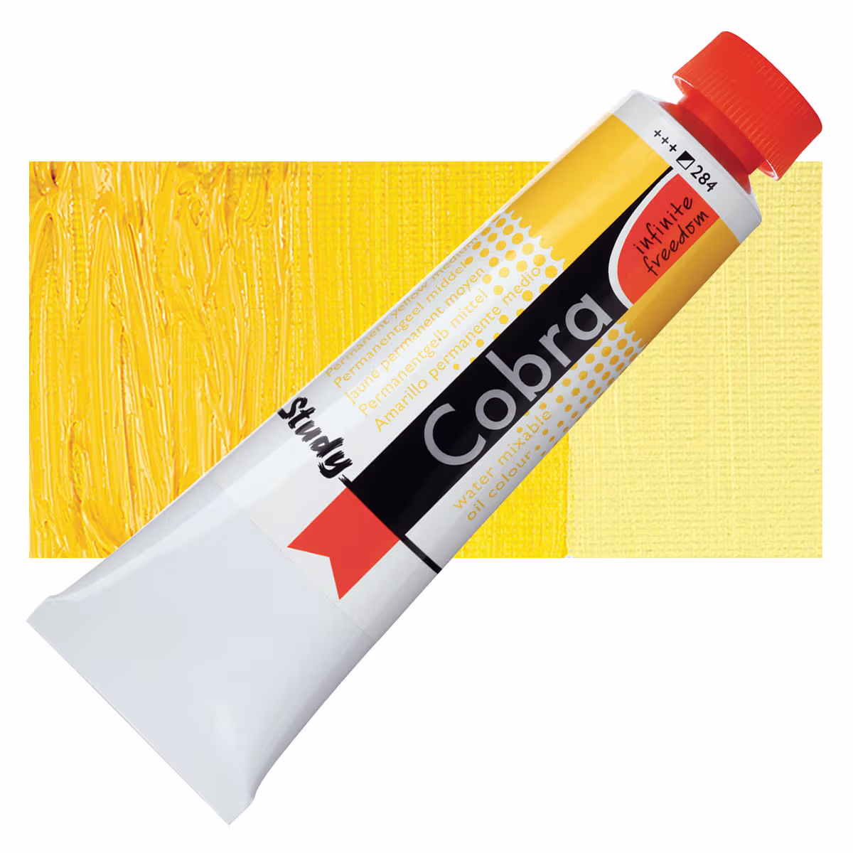 ΛΑΔΙ COBRA STUDY 40ml 284 Permanent Yellow Medium