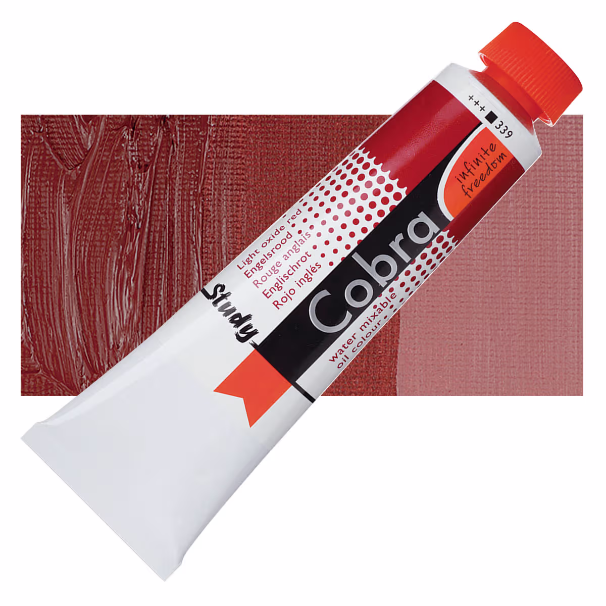 ΛΑΔΙ COBRA STUDY 40ml 339 Light Oxide Red