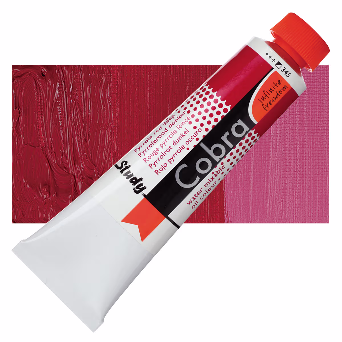 ΛΑΔΙ COBRA STUDY 40ml 345 Pyrrole Red Deep