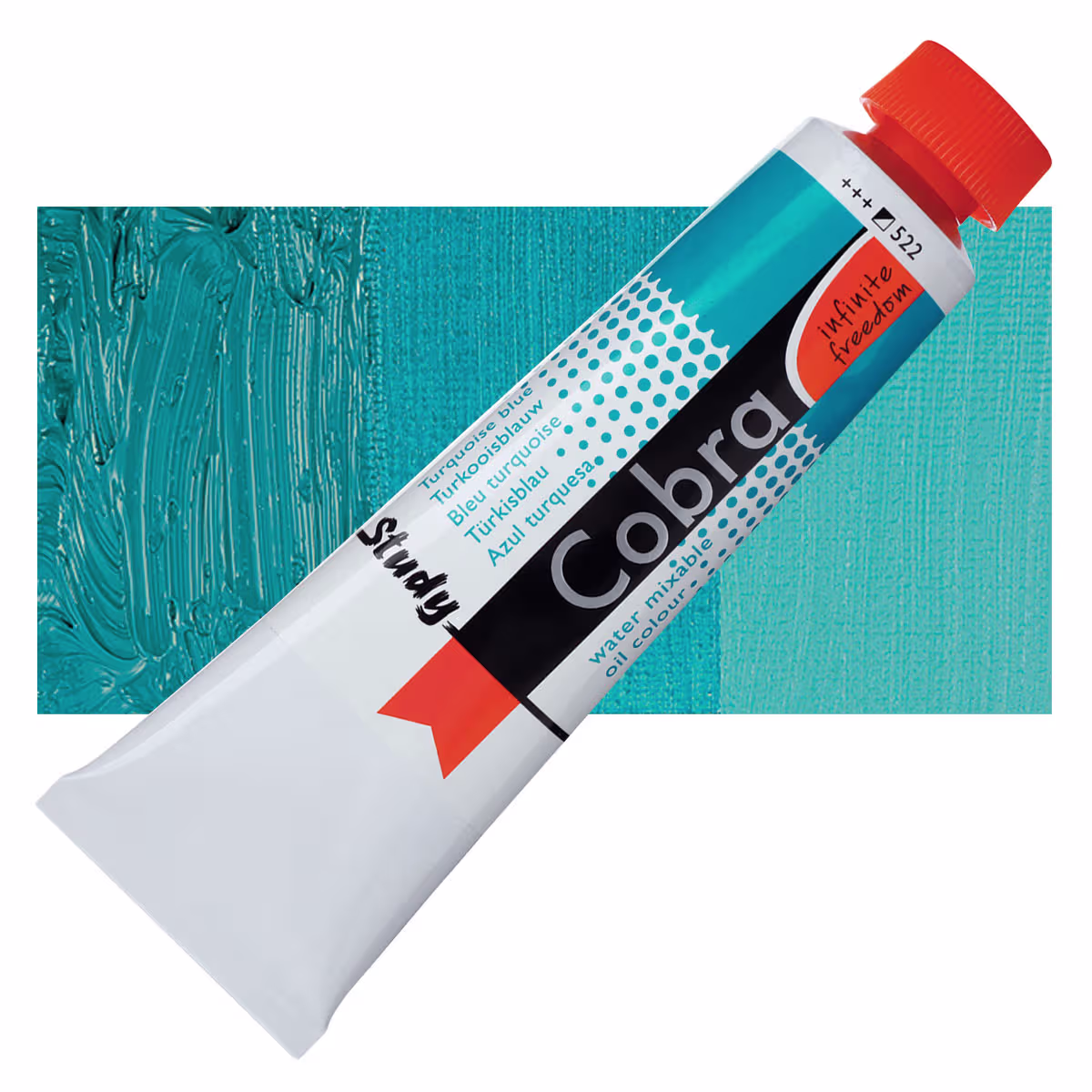 ΛΑΔΙ COBRA STUDY 40ml 522 Turquoise Blue