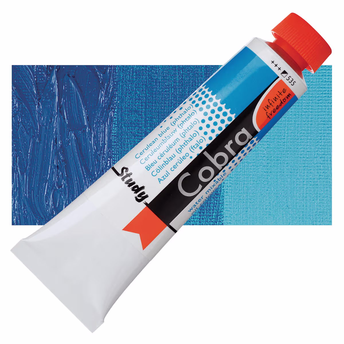 ΛΑΔΙ COBRA STUDY 40ml 535 Cerulean Blue (Phthalo)