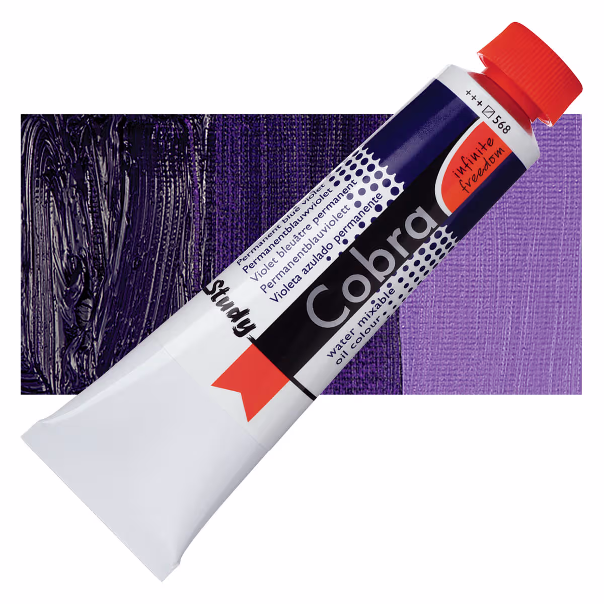 ΛΑΔΙ COBRA STUDY 40ml 568 Permanent Blue Violet