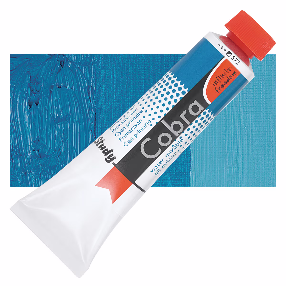 ΛΑΔΙ COBRA STUDY 40ml 572 Primary Cyan
