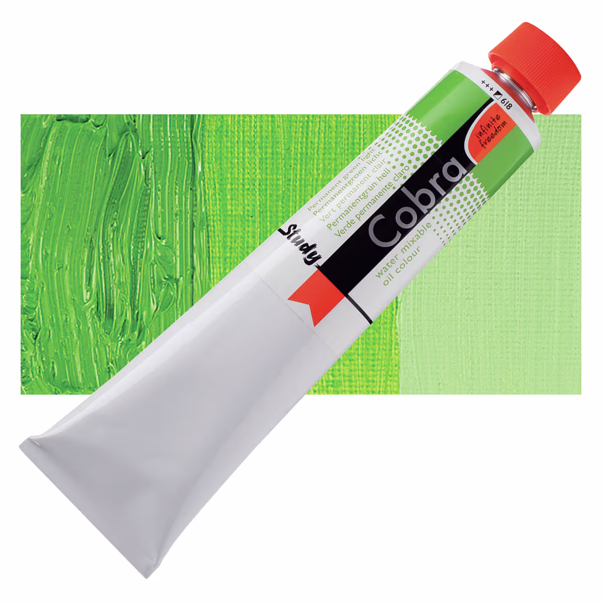 ΛΑΔΙ COBRA STUDY 40ml 618 Permanent Green Light