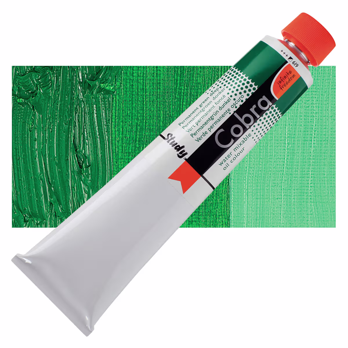 ΛΑΔΙ COBRA STUDY 40ml 619 Permanent Green Deep