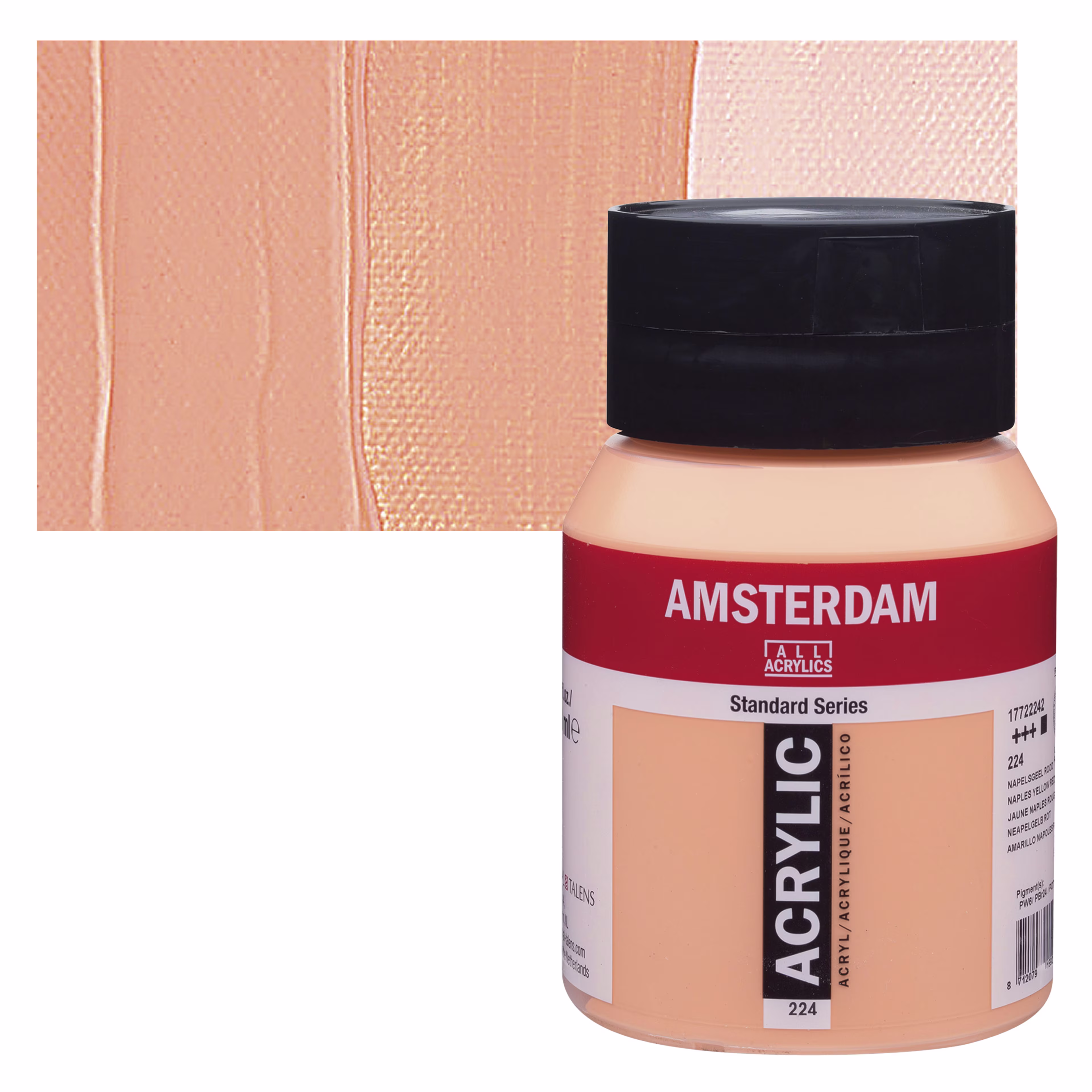 ΑΚΡΥΛΙΚΟ AMSTERDAM 500ml No.224 Naples Yellow Red