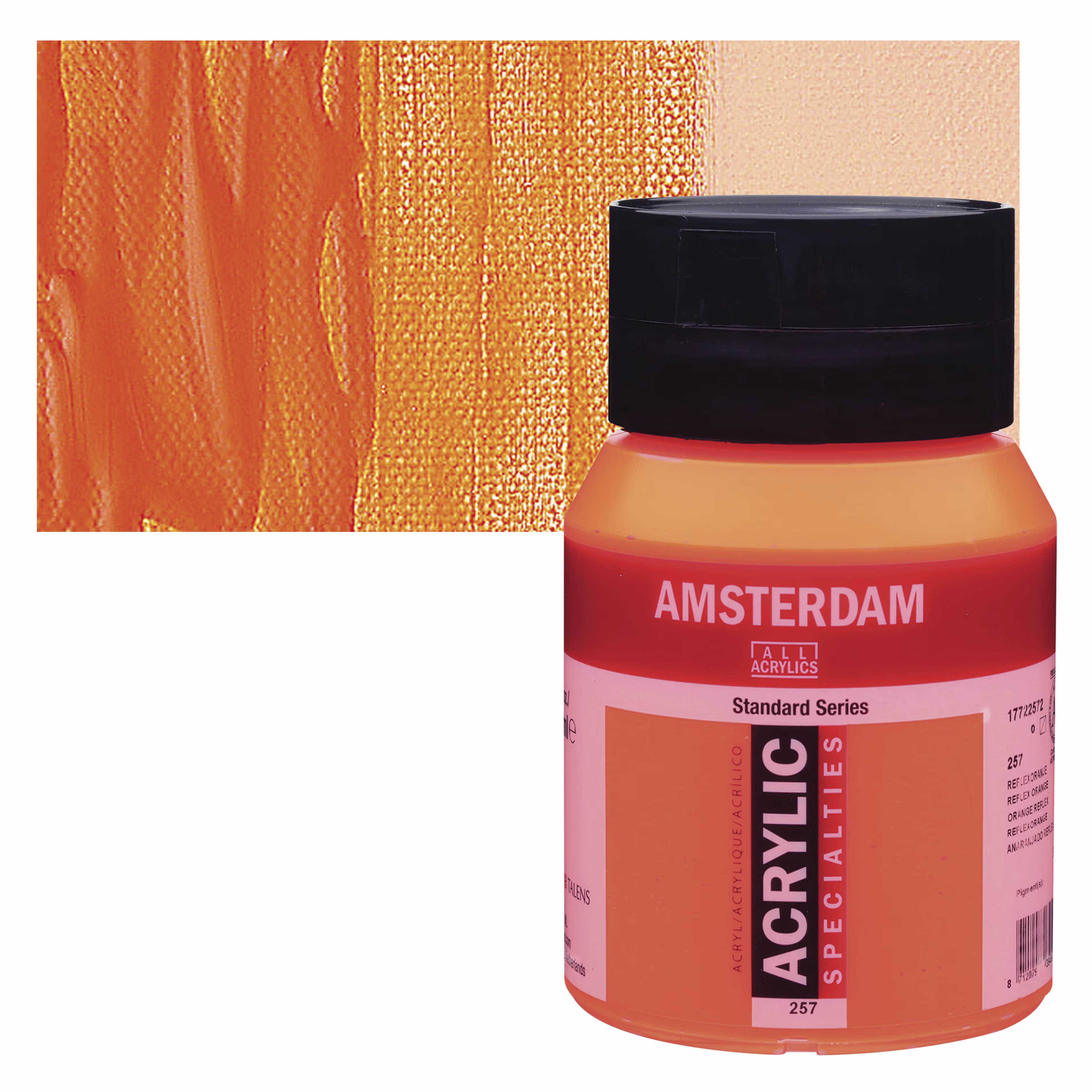 ΑΚΡΥΛΙΚΟ AMSTERDAM 500ml No.257 Reflex Orange