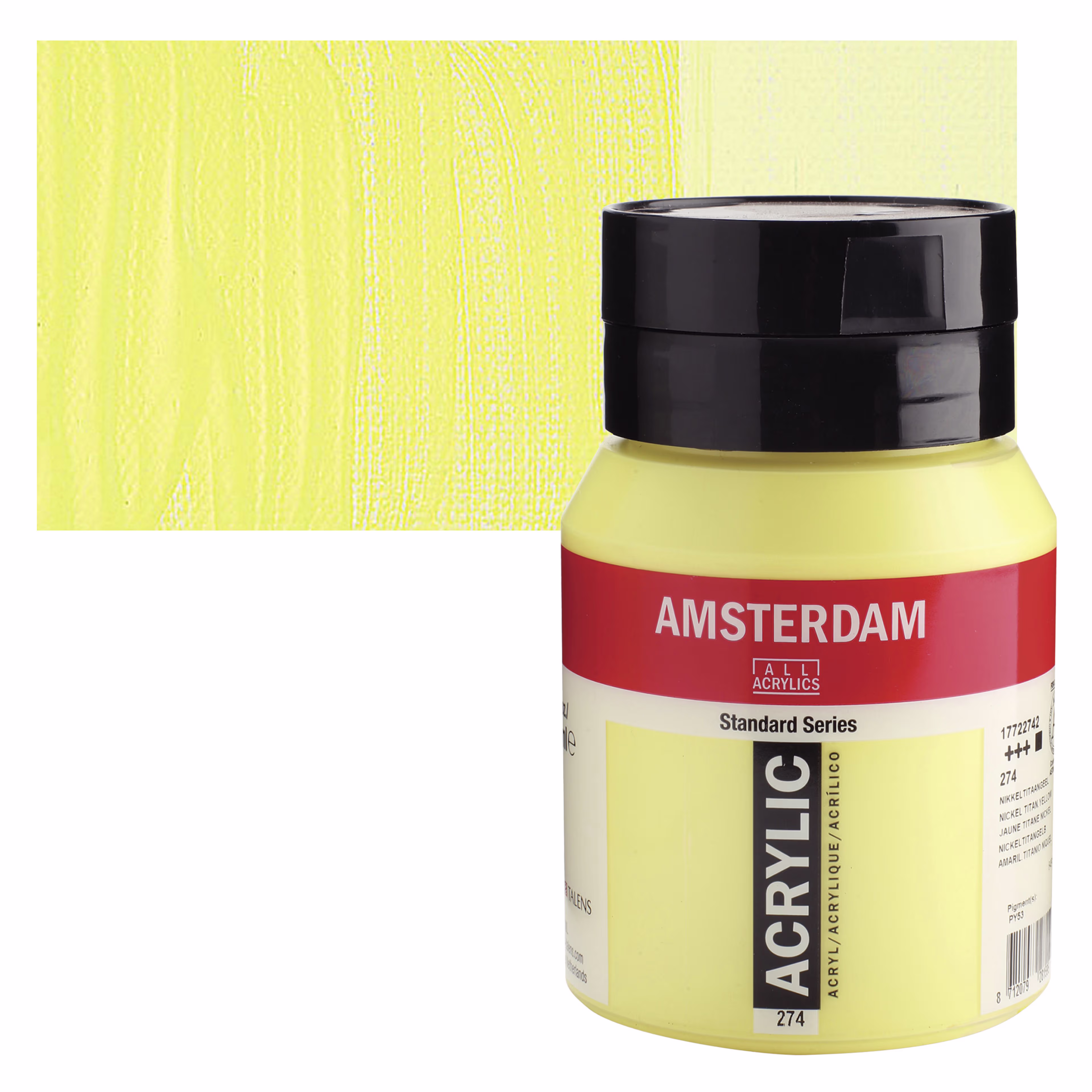 ΑΚΡΥΛΙΚΟ AMSTERDAM 500ml No.274 Nickel Titanium Yellow