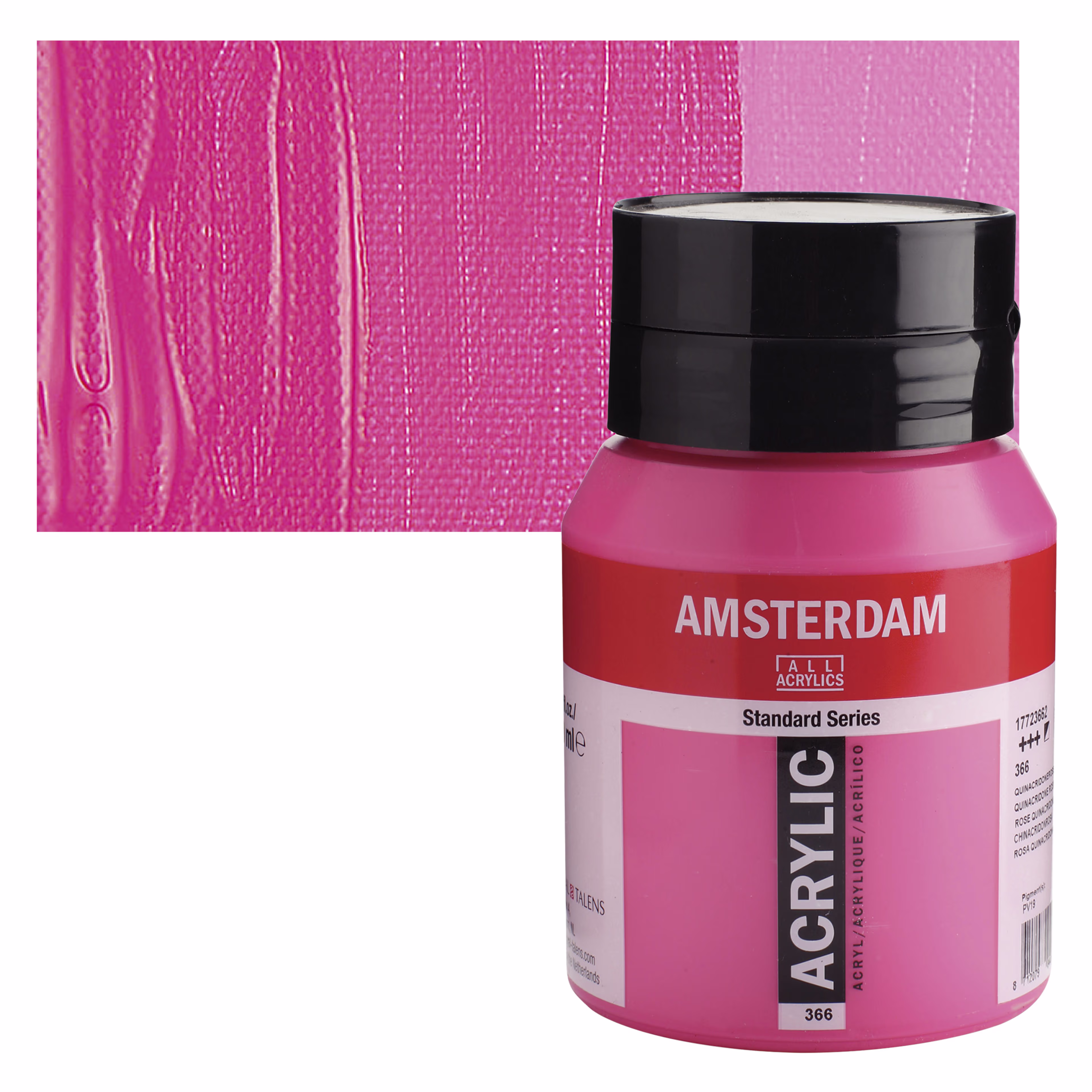 ΑΚΡΥΛΙΚΟ AMSTERDAM 500ml No.366 Quinacridone Rose