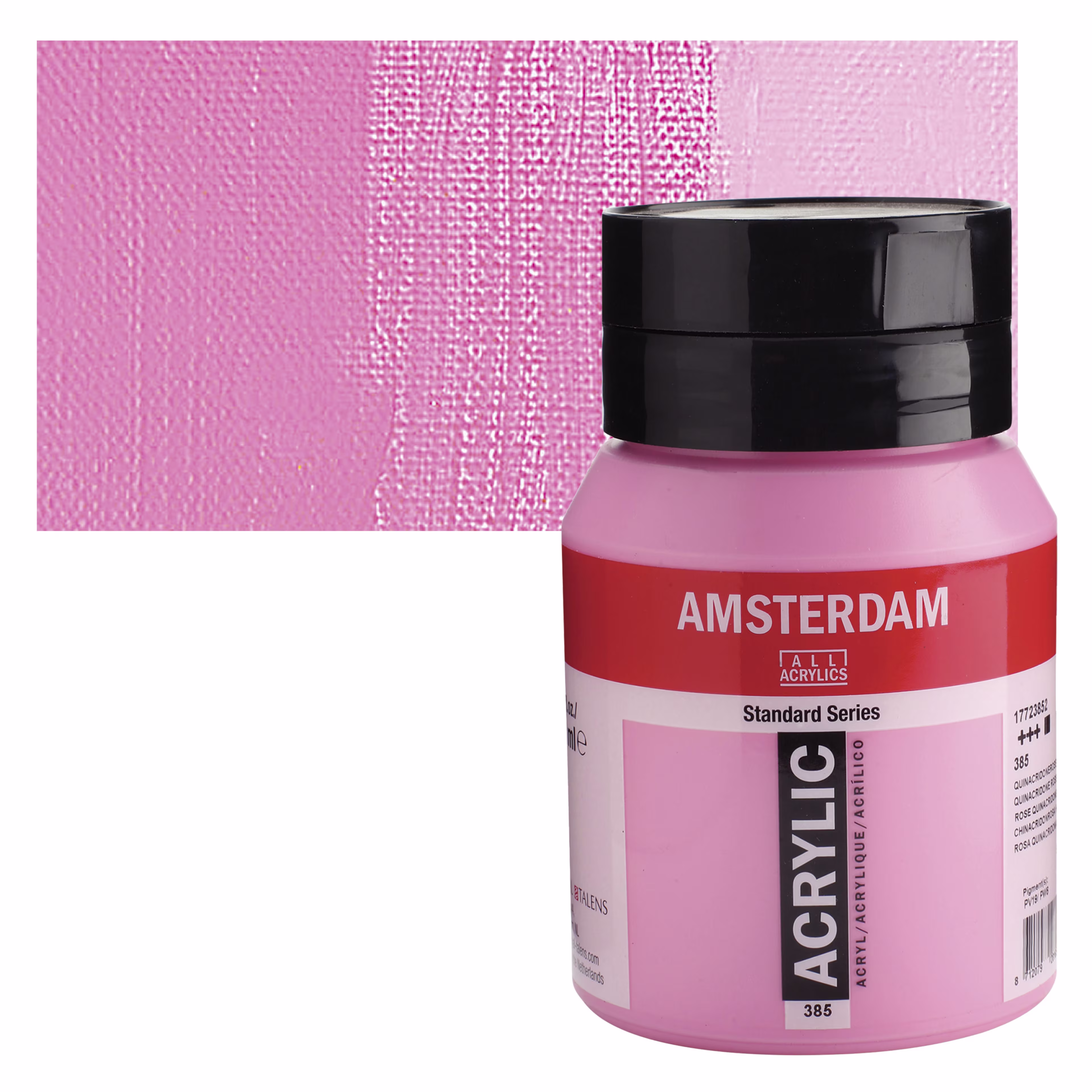 ΑΚΡΥΛΙΚΟ AMSTERDAM 500ml No.385 Quinacridone Rose Light