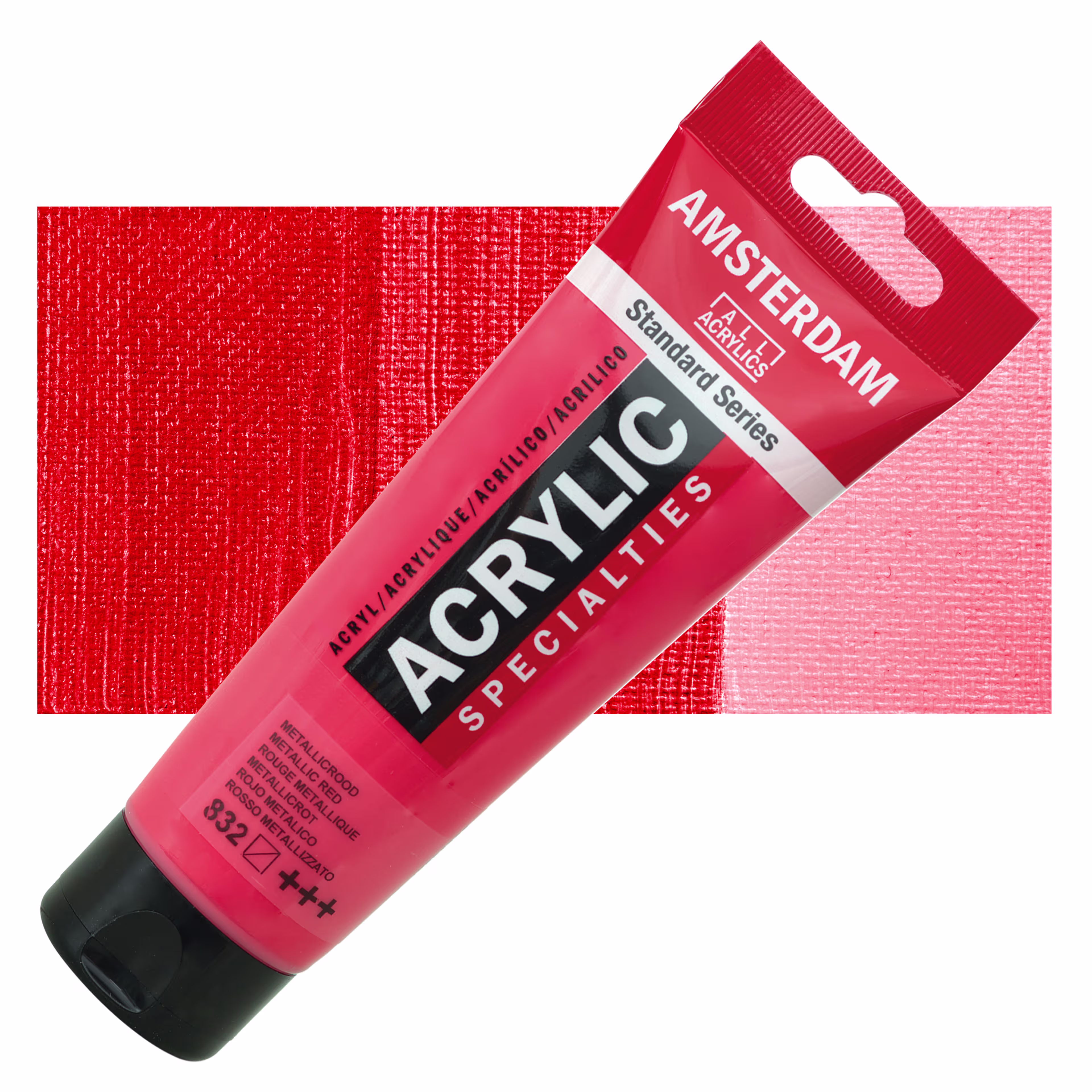 ΑΚΡΥΛΙΚΟ ΜΕΤΑΛΛΙΚΟ AMSTERDAM 120ml No.832 Metallic Red