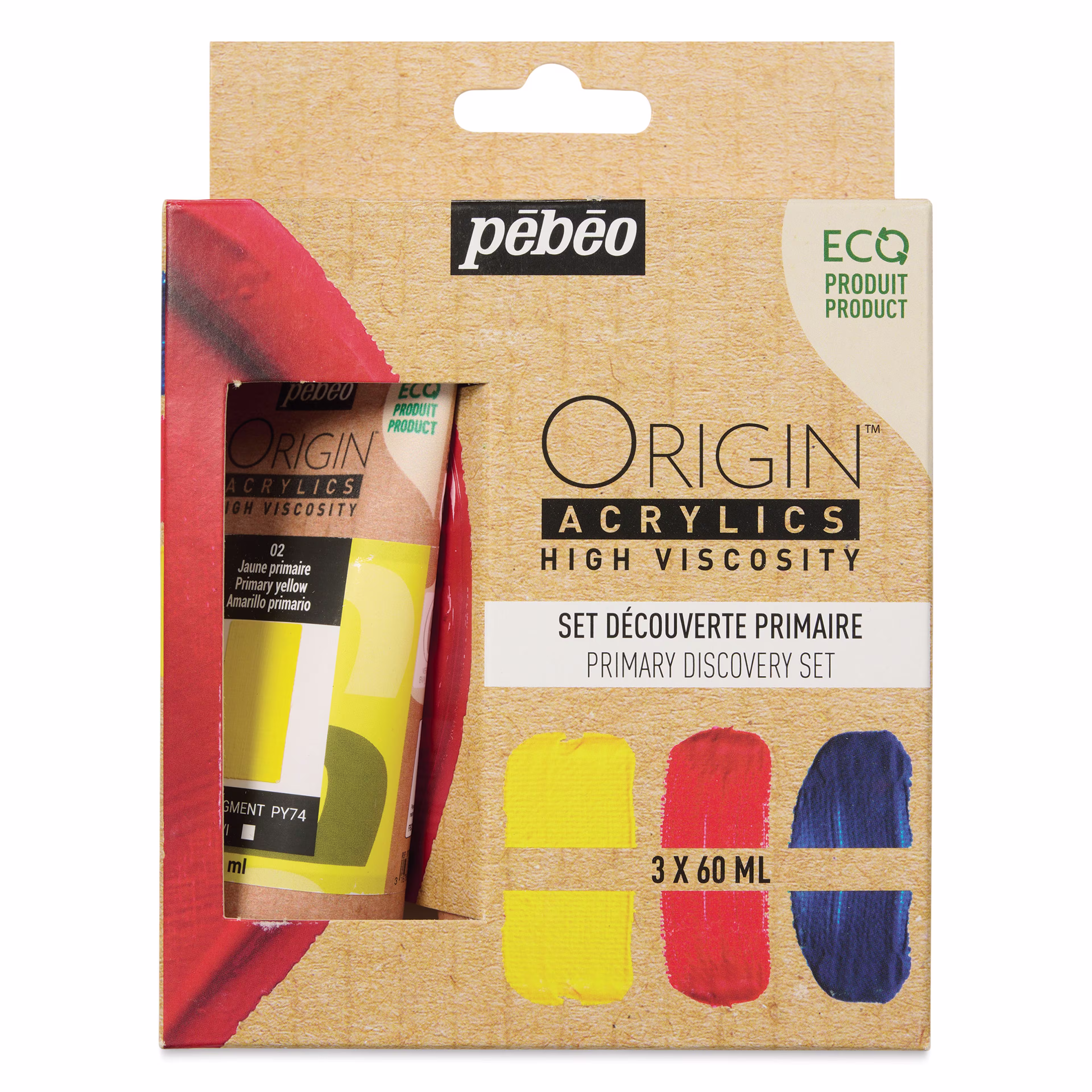 ORIGIN ACRYLICS DISCOVERY ΣΕΤ 3 x 60ml PRIMARY